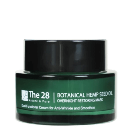 The 28,Botanical Hemp Seed Oil Overnight Restoring Mask,Cream Mask,Mask,ครีมทาหน้า